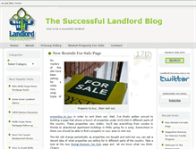 Tablet Screenshot of landlord-success.com